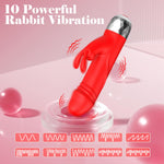 Mini Rabbit Bullet Vibrator – 12 Modes, Rechargeable G-Spot & Clitoral Stimulator