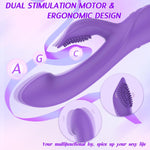 3-in-1 Clitoral Suction & G-Spot Rabbit Vibrator with 10 Vibes & 5 Suction Modes