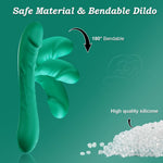 Flexible G-Spot & Anal Dildo Vibrator, 3 Speed, 7 Frequency, Waterproof Toy