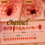 11LB Life-Sized Male Masturbator with Dual Holes for Realistic Pleasure