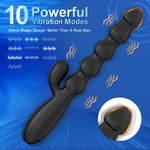 Prostate Massager & Vibrating Anal Beads for Men & Women, G-Spot & Clitoral Toy