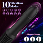 Thrusting Dildo Machine – 10 Vibration & Thrust Modes, Remote Control, Suction Cup