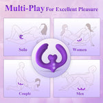 Remote Control Strap-On Dildo – Double-Ended Vibrating Dildo with 7 Modes