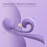 Clitoral Kissing & G-Spot Rabbit Vibrator – Dual Motor, 10 Modes, Flexible Design