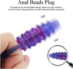 Mini Vibrating Anal Plug with Pull Ring – Prostate Massager & Beginner-Friendly Toy