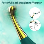 Rechargeable Clitoral & G-Spot Vibrator β 9 Modes, LCD Display, Waterproof Design