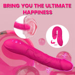 9" Realistic Vibrator for Women – G-Spot & Clitoral Stimulator with 10 Modes (Pink)