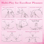 15.7" Double-Ended Vibrating Dildo – Strapless Design with 10 Modes for Couples