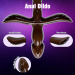 11.6'' Double-Ended Black Monster Dildo – Thick Fantasy Toy for G-Spot & Anal