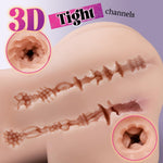 6.6LB Realistic Male Masturbator Doll with Vaginal & Anal Entry for Men’s Pleasure