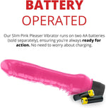 Slim Pink Thrusting Vibrator – Realistic Waterproof Stimulator for G-Spot & Clitoral