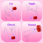 10-Mode Tapping & Sucking Vibrator – Adult Toy for Women with Dildo Function