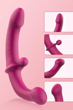 Double-Ended Vibrating Dildo with Ball – 10 Intensity Modes for Ultimate Pleasure