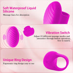 Rechargeable Mini Finger Vibrator & Facial Massager – 10 Modes for Relaxation & Care
