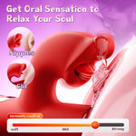 APP-Controlled Thrusting & Vibrating Dildo – G-Spot, Clitoral, & Anal Stimulator