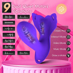 Wearable Panty Vibrator with 9 Modes & App Control, G-Spot Stimulator for Women