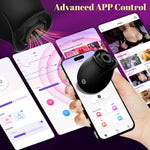 APP-Controlled Rose Vibrator with 9 Suction & Vibration Modes for Clitoral Pleasure