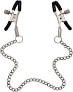 Adjustable Metal Nipple Clamps for Sensory Play – BDSM Bondage & Intimate Pleasure