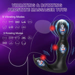 360° Rotating Prostate Massager – Remote Control Vibrating Anal Plug for Men