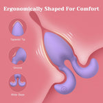 Remote-Controlled Vibrating Butt Plug – 10-Mode Silicone Anal Stimulator for All