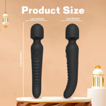 Heated G-Spot & Clitoral Vibrator Wand β Waterproof Massager for Women & Couples