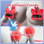 Magnetic Nipple Vibrators – 9 Modes, BDSM Clamps, Adult Toys for Couples' Pleasure