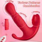 Wearable Thrusting Panty Vibrator with 7 Modes, Remote Control G-Spot Stimulator