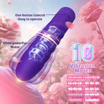 Mini Bullet Vibrator for Women – 10 Modes, Silicone G-Spot & Clitoral Stimulator