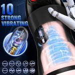 Automatic Male Masturbator with 9 Suction, 10 Vibration Modes & Heating Function