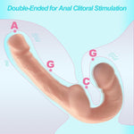 Flexible Double-Ended Dildo – Realistic Strapless Strap-On for Couples & Solo Play