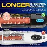 Hands-Free Male Masturbator Cup with 10 Vibration & 5 Suction Settings