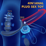 Rotating Prostate Massager – 3 Rotation, 9 Vibe Modes, Cock Ring & App Control