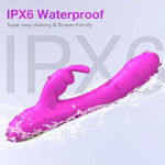 Thrusting G-Spot Rabbit Vibrator – Waterproof Silicone with 3×7 Vibration Modes