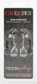 Crystal Clear Non-Piercing Nipple Jewelry – Elegant & Comfortable Novelties