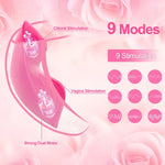 App-Controlled Wearable Panty Vibrator with 9 Modes & Waterproof Design for Women