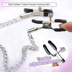 Adjustable Nipple Sucker & Clamp Set – Non-Piercing Stainless Steel Clips for All
