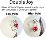 Adjustable Non-Piercing Nipple Clamps – BDSM Breast Clips for Couples & Foreplay