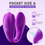 Remote Control Vibrator - 20 Modes, Wearable Clitoral & G-Spot Stimulator