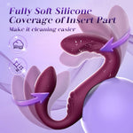 Strapless Double-Ended Vibrating Dildo with Remote Control & 7 Vibration Modes