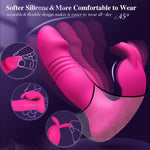Wearable 3-in-1 App-Controlled Vibrator – Remote Adult Toy with Thrusting & Bunny Modes