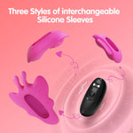 APP-Controlled Wearable Vibrator for Couples, Remote Mini Bullet Clitoral Stimulator