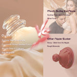 Nipple Suckers Clamps for Women, Transparent Silicone Nipple Suction Sex Toy