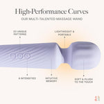 Rechargeable Wand Vibrator – 20 Patterns, 8 Speeds, Quiet & Compact Clit Stimulator