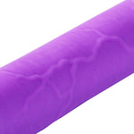 Fantasy Purple 15.3" Double-Ended Silicone Dildo with Veins & Glans for Couples