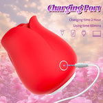 Rechargeable Waterproof Clitoral Suction Vibrator with 7 Suction Modes for Women