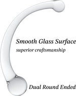 Glass Prostate Massager – 8.3" Double-Ended Anal & G-Spot Wand for Men & Women