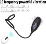 3-in-1 Vibrating Anal Plug & Prostate Massager with Cock Rings – Remote Control