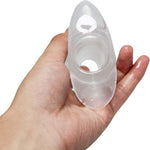 3-Piece Transparent Hollow Anal Plug Set with Douche & Dilator Function