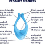 Endless Love Couples Vibrator β G-Spot & Clitoral Stimulation, Waterproof, Rechargeable