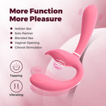 Strapless Double-Ended Vibrator with Remote – 10 Modes for G-Spot & Clit Pleasure
